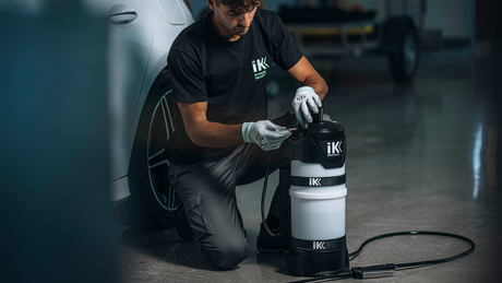 IK Multi Pro 12 Battery Pressure Sprayer with Air Valve Chemical Acid Carwash detailing Valeting Cleaning