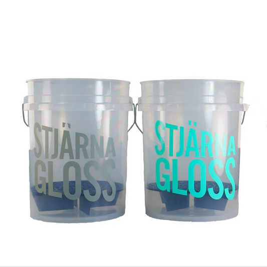 Stjärnagloss Twin Bucket Kit Wash and Rince with Grit Guards