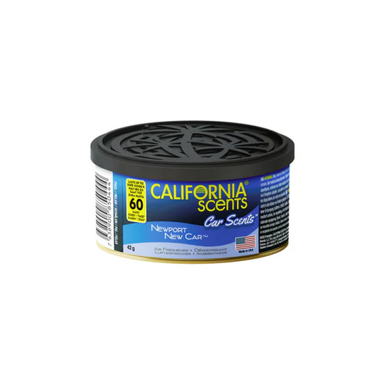 California Scents Car Scents Air Freshener Tin Newport New Car