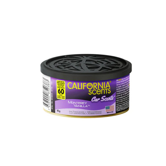 California Scents Car Scents Air Freshener Tin Monterey Vanilla