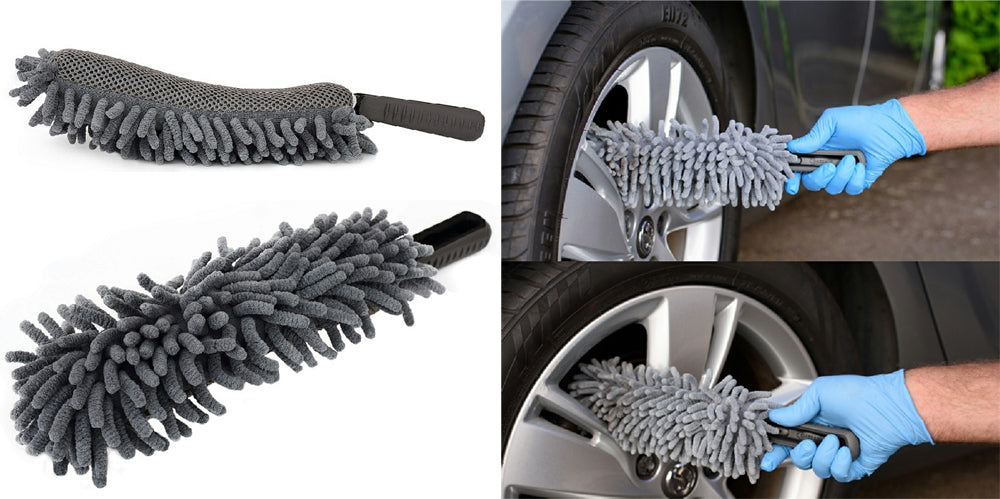 Martin Cox Professional 2 in 1 Flexi Microfibre Wheel Brush