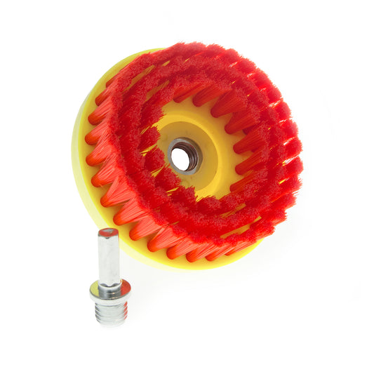 Martin Cox Heavy Duty Stiff Bristle Drill Attachable Carpet Brush