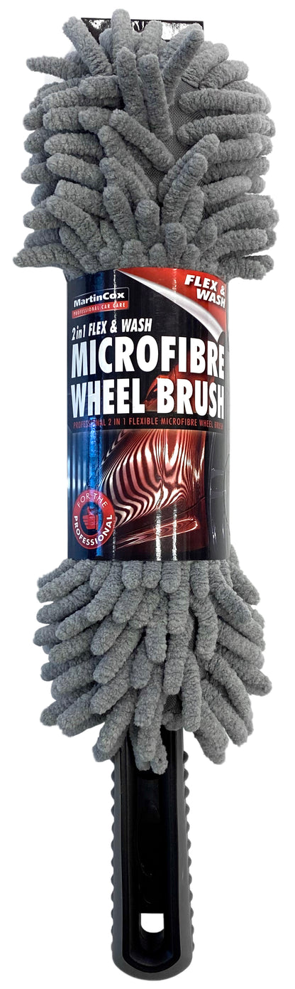 Martin Cox Professional 2 in 1 Flexi Microfibre Wheel Brush