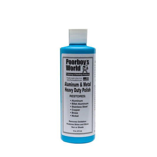 Poorboy's World Heavy Duty Aluminium & Metal Polish 16oz 473ml