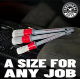 Chemical Guys All In The Details Interior Detailing Brushes (3Brushes)