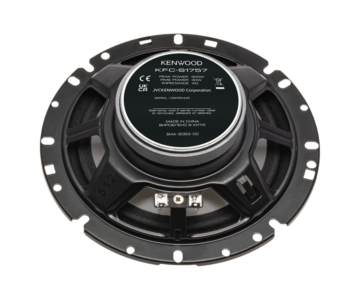 Kenwood KFC-S1757 - 17cm 6.5" Dual Cone Car Speakers 250W