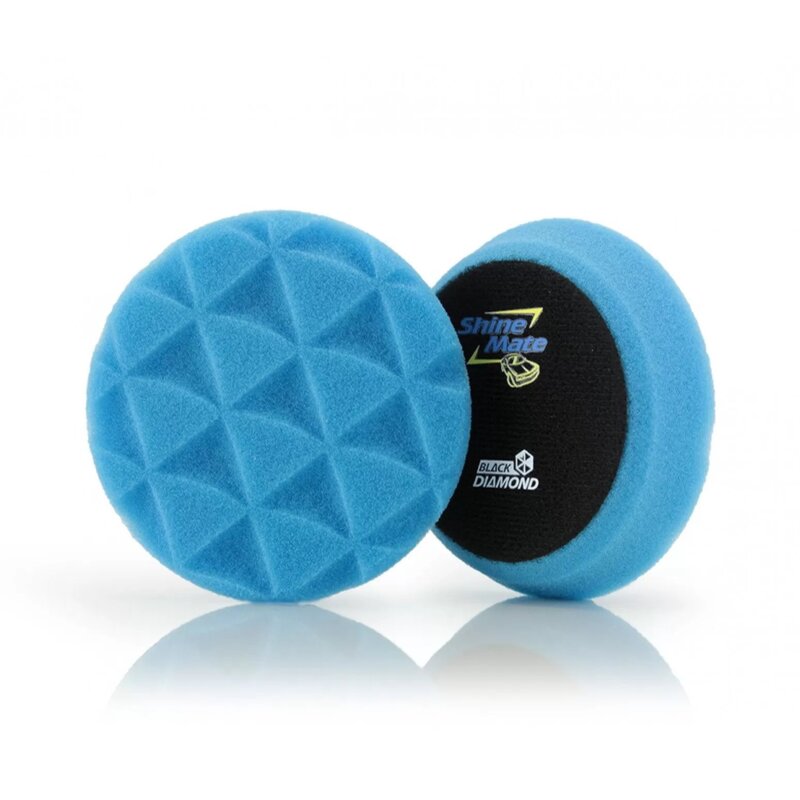 ShineMate Black Diamond Blue Polishing Pad 4"