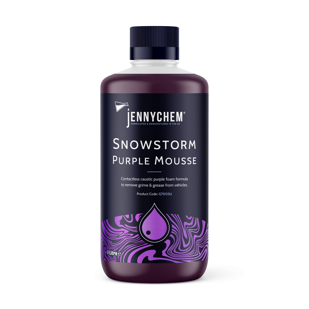 Jennychem Snowstorm Purple Mousse 1L