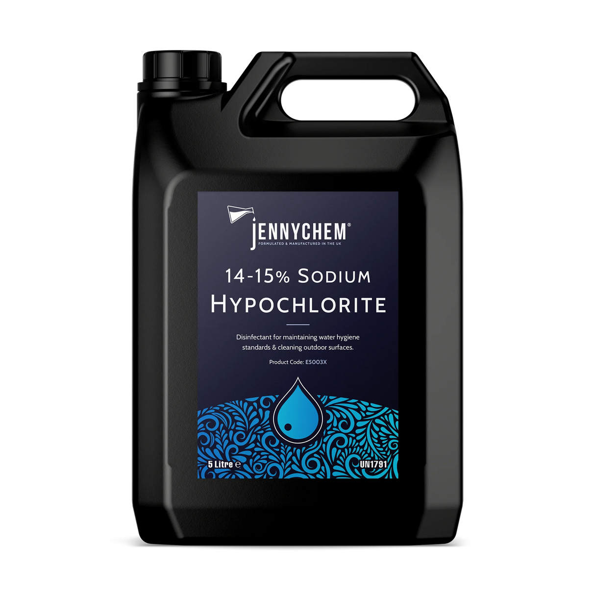 JennyChem Sodium Hypochlorite Pool & Patio Cleaner (14-15%) 5ltr
