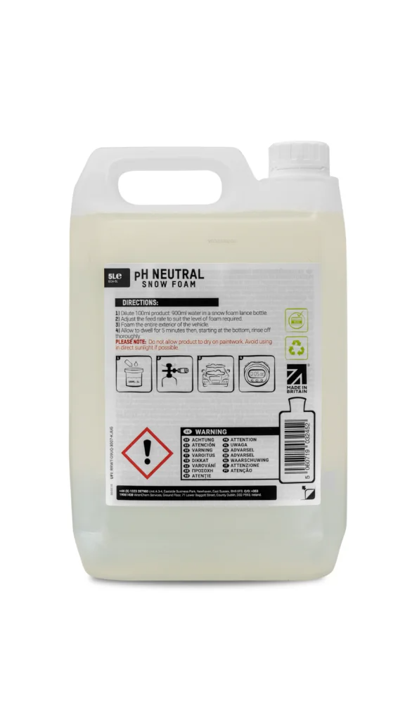 ValetPRO PH Neutral Snow Foam 5L