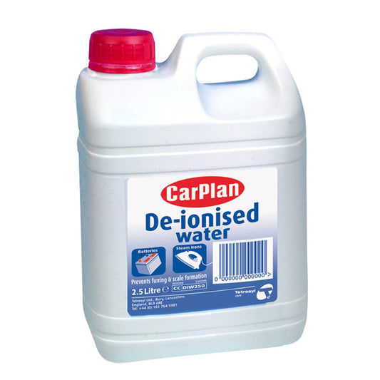 CarPlan DIW250 De-Ionised Water 2.5L