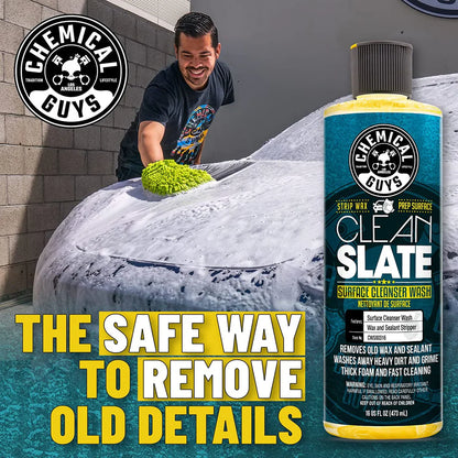 CHEMICAL GUYS CLEAN SLATE WAX STRIPPING CAR WASH 16OZ