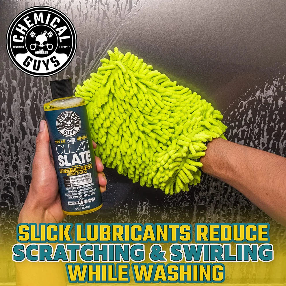 CHEMICAL GUYS CLEAN SLATE WAX STRIPPING CAR WASH 16OZ