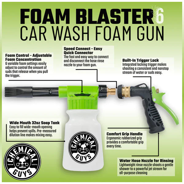 Chemical Guys Foam Blaster 6 Hose Snow Foam Gun