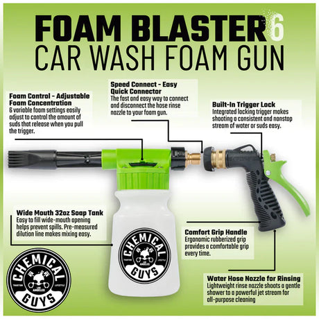 Chemical Guys Foam Blaster 6 Hose Snow Foam Gun