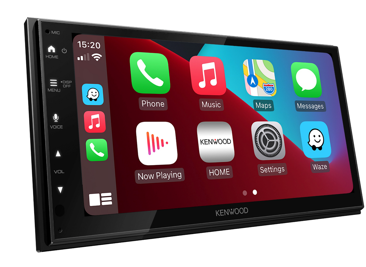 Kenwood DMX5023DABS - 6.8” Wired CarPlay Android Auto Mirroring DAB Screen (OPEN-BOX)