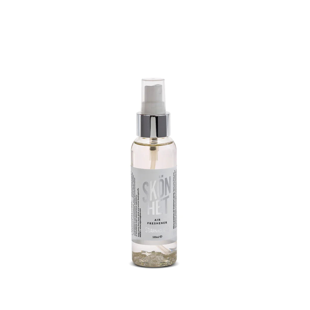 Stjarnagloss Skonhet Cabin Air Freshener with Diamantes/Silver Flake 100ml
