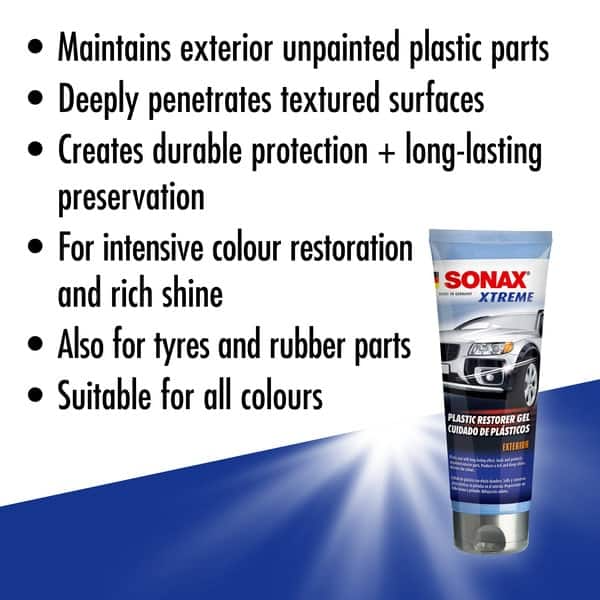 SONAX XTREME Plastic Restorer Gel Exterior 250ML