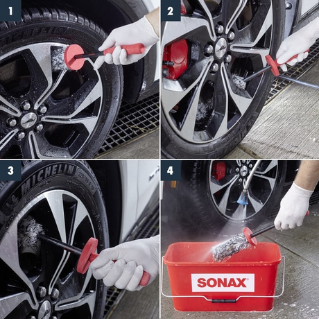 SONAX Microfibre Wheel Brush